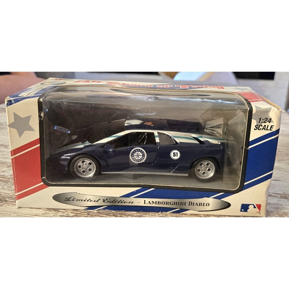 Fleer All Stars of Today 1:24 Lamborghini Diablo Ichiro Suzuki Mariners Limited